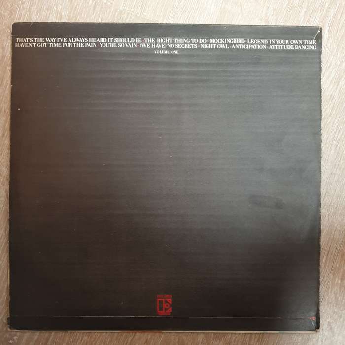 Carly Simon - Best of Carly Simon - Vinyl LP Record - Opened  - Very-Good  Quality (VG)