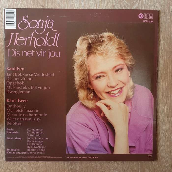 Sonja Herholdt - Dis Net Vir You - Vinyl LP Record - Very-Good+ Quality (VG+)