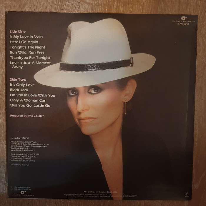 Geraldine - It's Only Love - Vinyl LP Record - Opened  - Very-Good+ Quality (VG+)