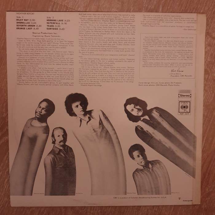 Weather Report  Weather Report - Vinyl LP Record - Very-Good+ Quality (VG+)
