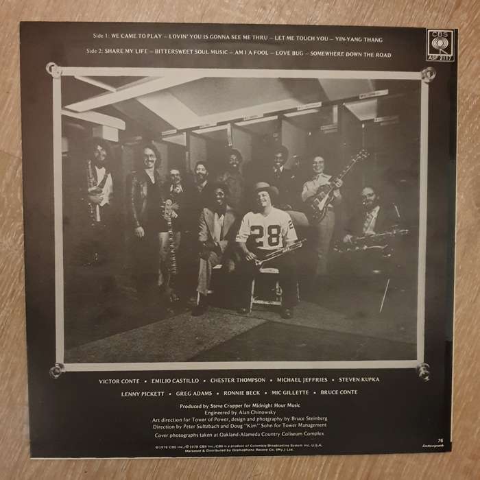 Tower Of Power  We Came To Play - Vinyl LP Record - Very-Good+ Quality (VG+)