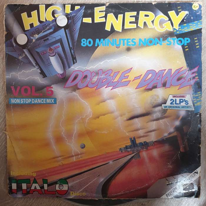 High Energy Double Dance Vol 5 -  Double Vinyl LP Record - Very-Good+ Quality (VG+)