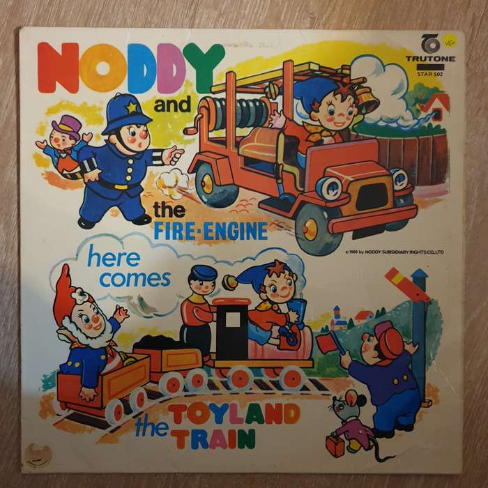 Noddy and the Fire Engine - Here Comes the Toyland Train - Vinyl LP Record - Very-Good+ Quality (...