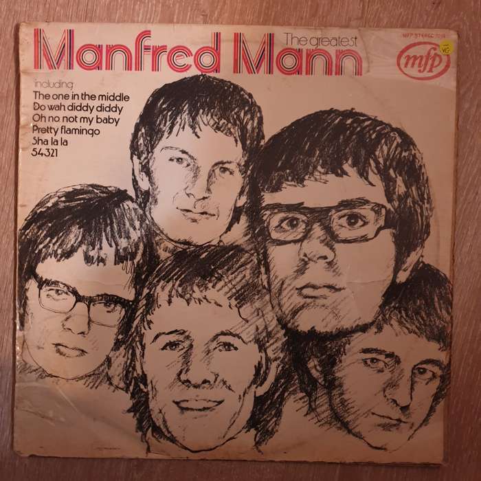 Manfred Mann - The Greatest -  Vinyl LP Record - Opened  - Very-Good- Quality (VG-)