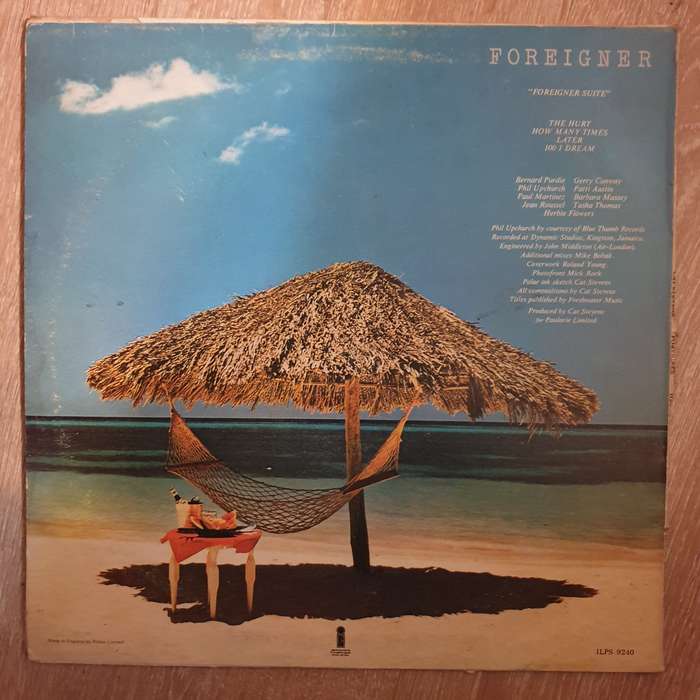 Cat Stevens - Foreigner -  Vinyl LP Record - Very-Good- Quality (VG-) (minus)