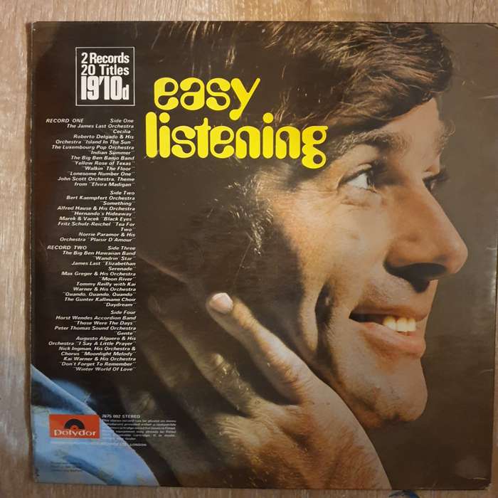 Easy Listening - Various Artists'-  Double Vinyl LP Record - Opened  - Very-Good- Quality (VG-)