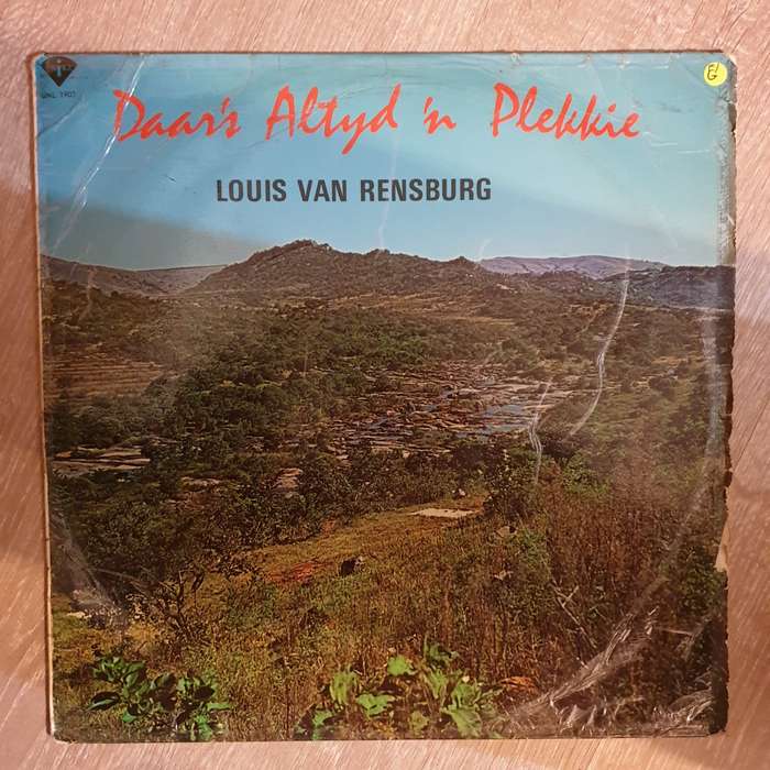 Kouis Van Rensburg - Daars Altyd ;n Plekkie  - Vinyl LP Record - Opened  - Fair Quality (F)