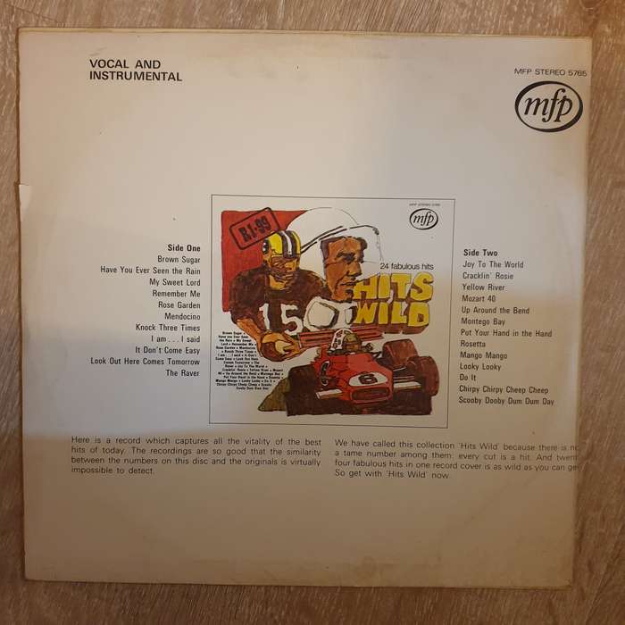 Hits Wild - 24 Fabulous Hits - Vinyl LP Record - Very-Good+ Quality (VG+)