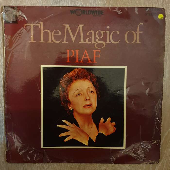 Edith Piaf  The Magic Of Piaf - Vinyl LP Record - Very-Good+ Quality (VG+)
