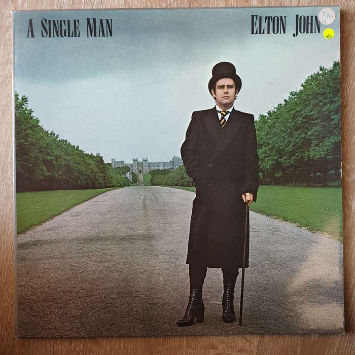Elton John  A Single Man - Vinyl LP Record - Very-Good Quality (VG)