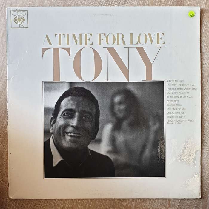 Tony Bennett  A Time For Love  Vinyl LP Record - Very-Good+ Quality (VG+)