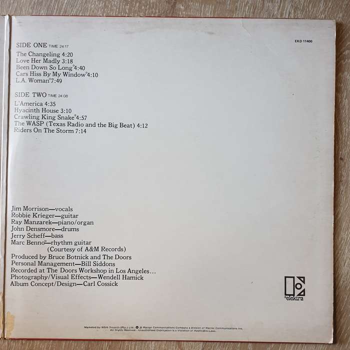 The Doors  Two Originals Of The Doors: 13 And L.A. Woman  Double Vinyl LP Record - Very-...
