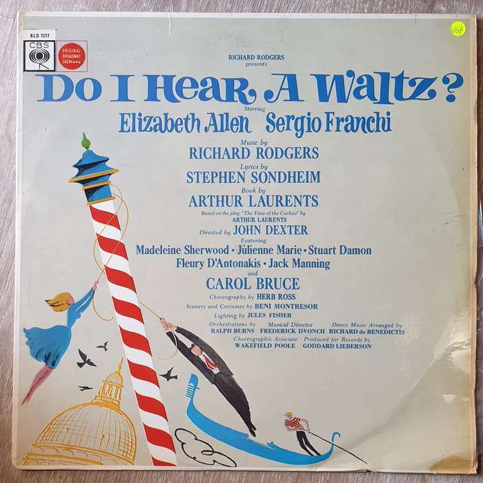 Richard Rodgers  Do I Hear A Waltz? (Original Broadway Cast) -  Vinyl LP Record  (VG+)