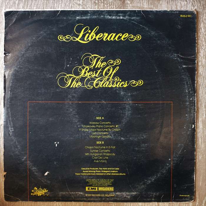Liberace  The Best Of The Classics - Vinyl LP Record - Opened  - Very-Good Quality (VG)