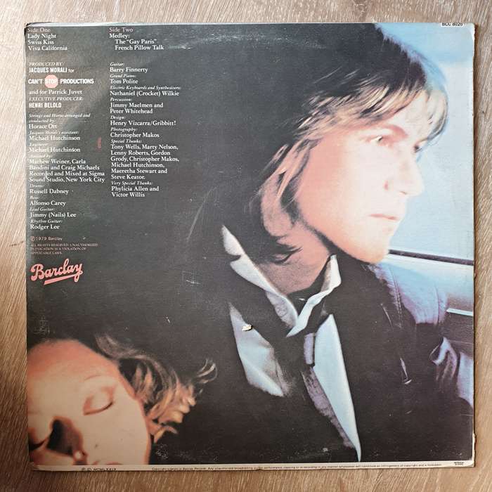 Patrick Juvet  Lady Night -  Vinyl LP Record - Very-Good+ Quality (VG+)
