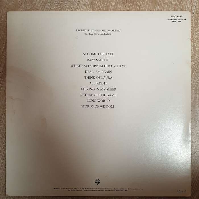 Christopher Cross - Another Page -  Vinyl LP Record (VG)