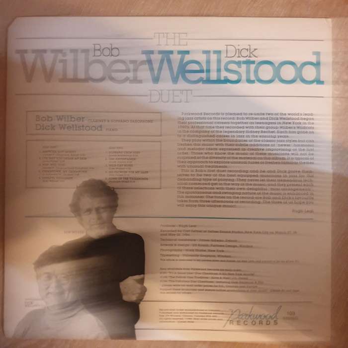 Bob Wilber, Dick Wellstood  The Bob Wilber Dick Wellstood Duet -  Vinyl LP Record - Very-Go...