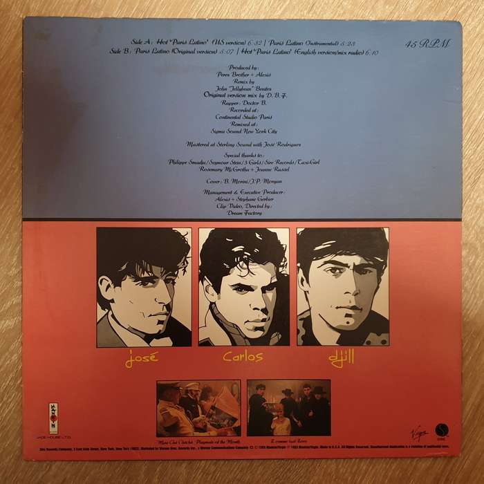 Bandolero  Hot "Paris Latino" - 12" - 4-Cut Maxi Single - Vinyl LP Record - Very-Good+ Qual...