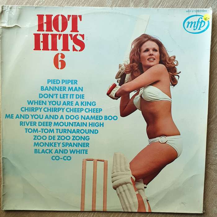 Hot Hits 6 - Vinyl LP Record - Very-Good+ Quality (VG+)