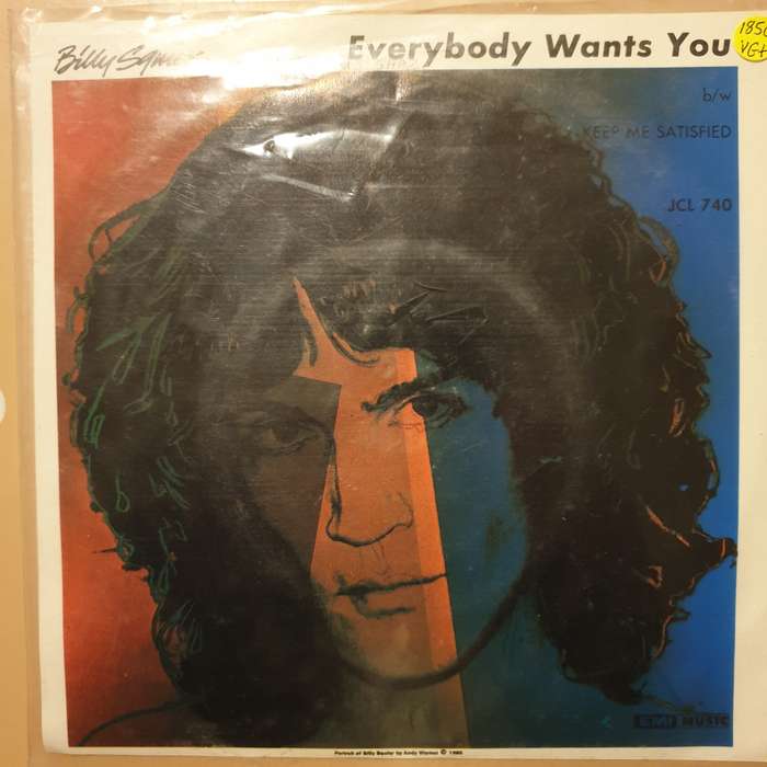 Billy Squier  Everybody Wants You - Vinyl 7" Record - Very-Good+ Quality (VG+)