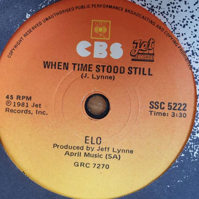 ELO  Hold On Tight -  Vinyl 7" Record - Very-Good+ Quality (VG+)