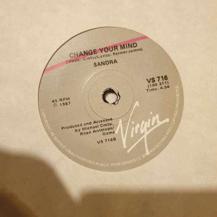 Sandra  Everlasting Love - Vinyl 7" Record - Very-Good+ Quality (VG+)