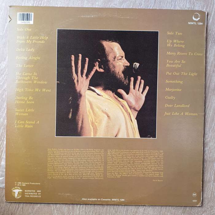 Joe Cocker  The Best Of Joe Cocker - Vinyl LP Record - Very-Good- Quality (VG-)