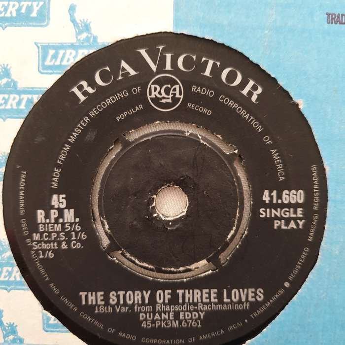 Duane Eddy  The Son Of Rebel Rouser / The Story Of The Three Loves - Vinyl 7" Record - Open...