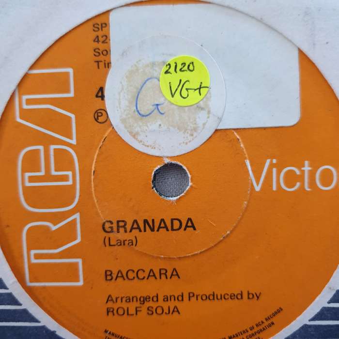 Baccara  Granada / Koochie-Koo - Vinyl 7" Record - Very-Good+ Quality (VG+)