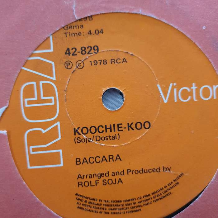 Baccara  Granada / Koochie-Koo - Vinyl 7" Record - Very-Good+ Quality (VG+)