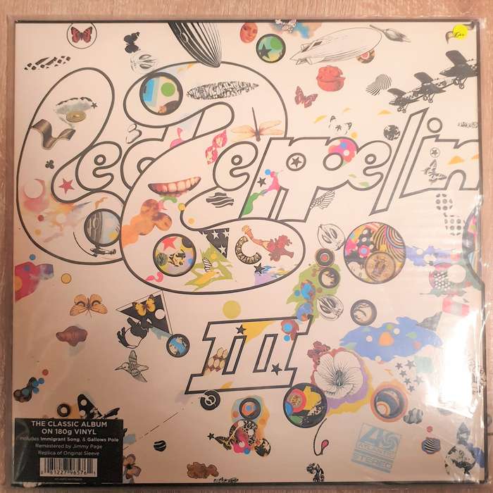 Led Zeppelin  Led Zeppelin III -  180g - Vinyl LP Record - Very-Good+ Quality (VG+)