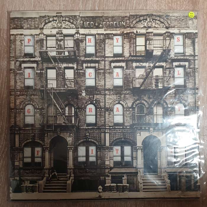 Led Zeppelin  Physical Graffiti - Double Vinyl LP Record - Very-Good+ Quality (VG+)