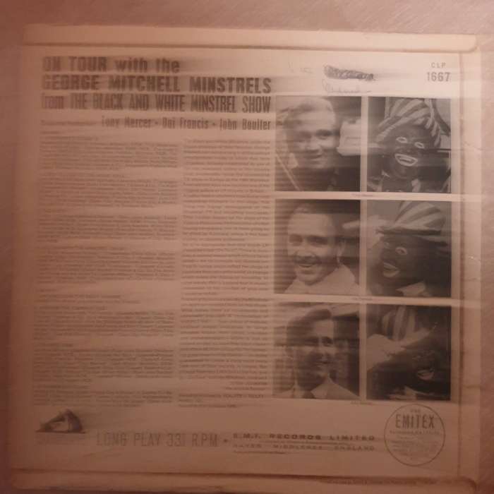 The George Mitchell Minstrels  On Tour With The George Mitchell Minstrels - Vinyl LP Record...