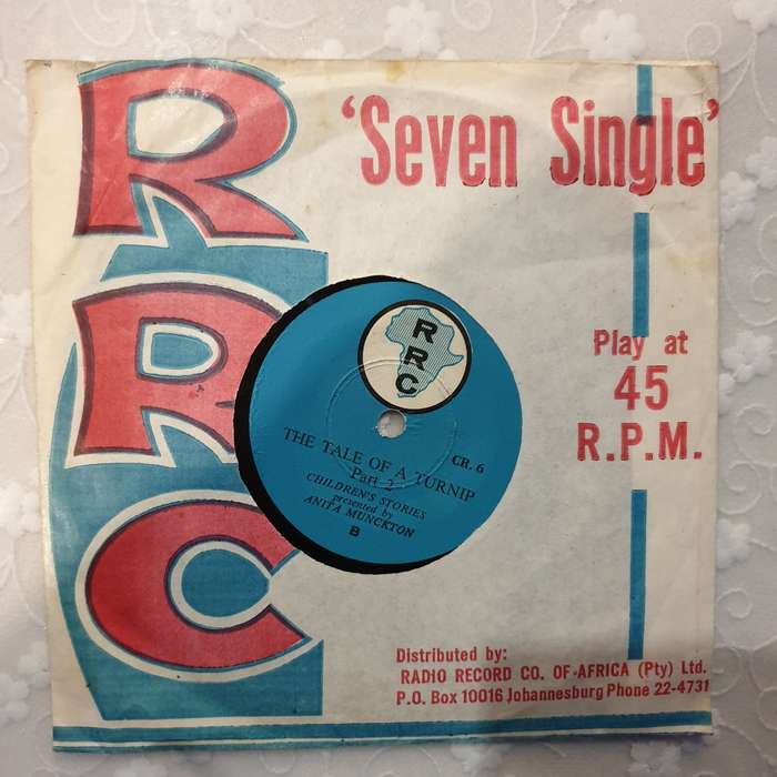 Anita Munckton -The Tale of a Turnip - Vinyl 7" Record - Very-Good Quality (VG)