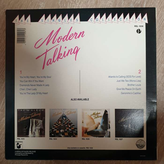 Modern Talking - The Singles Collection - Vinyl LP Record - Very-Good+ Quality (VG+)