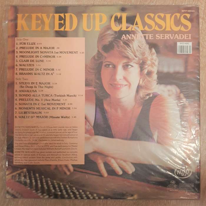 Annette Servadei - Keyed Up Classics  Vinyl LP Record - Very-Good+ Quality (VG+)