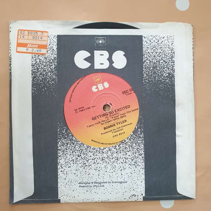Bonnie Tyler - Take Me Back  - Vinyl 7" Record - Very-Good+ Quality (VG+)