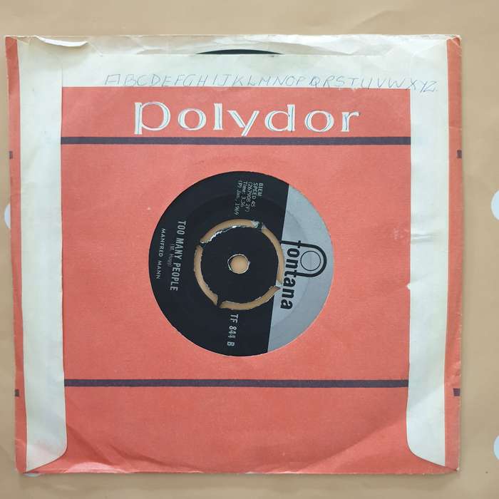 Manfred Mann  Fox On The Run - Vinyl 7" Record - Very-Good- Quality (VG-)