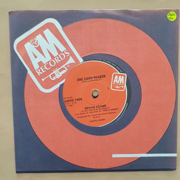 Bryan Adams  Straight From The Heart - Vinyl 7" Record - Very-Good+ Quality (VG+)