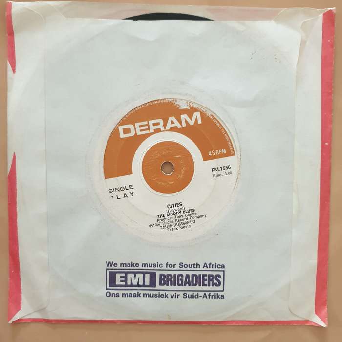 The Moody Blues  Nights In White Satin - Vinyl 7" Record - Very-Good Quality (VG)