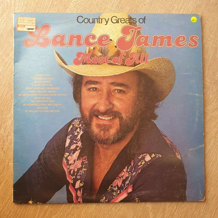 Lance James - Country Greats - Vinyl LP Record - Very-Good+ Quality (VG+)