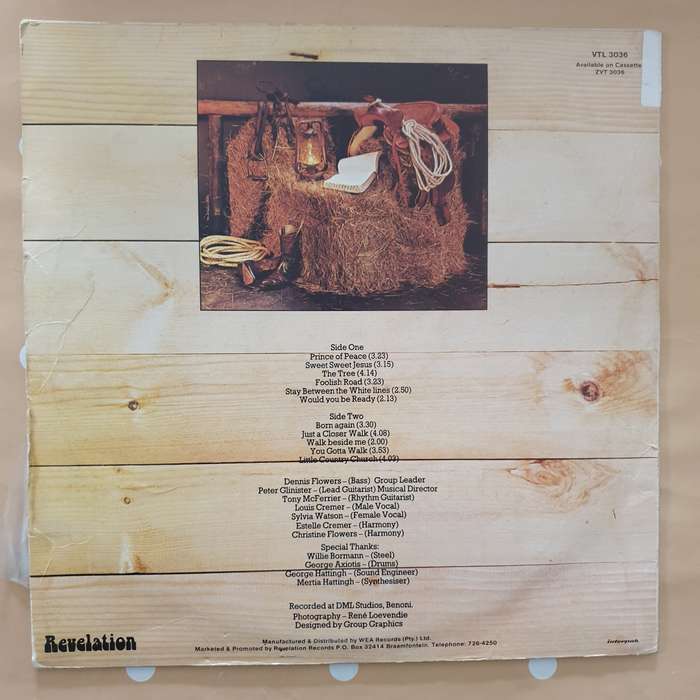 Prince of Peace - Sweet Waters Country Gospel - Vinyl LP Record - Very-Good+ Quality (VG+)