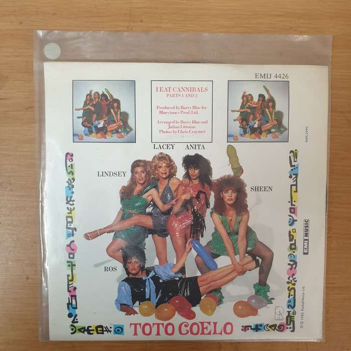 Toto Coelo  I Eat Cannibals - Vinyl 7" Record - Very-Good+ Quality (VG+)