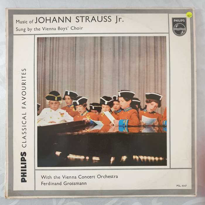 Vienna Boys Choir - Johann Strauss Jr  -  Vinyl LP Record - Very-Good+ Quality (VG+)