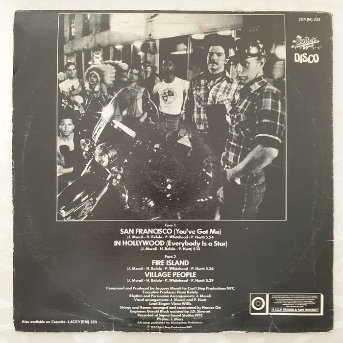 Village People  Village People - Vinyl LP Record - Very-Good Quality (VG)