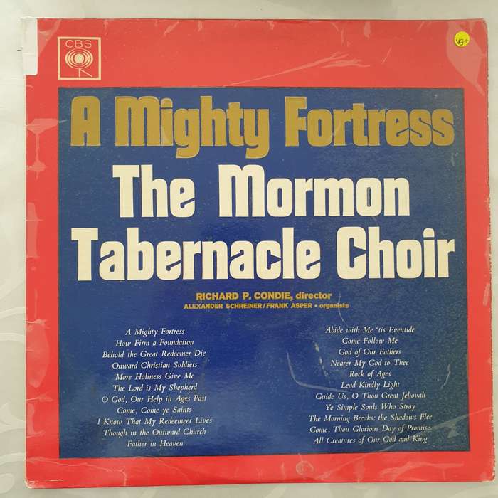 Mormon Tabernacle Choir - A Mighty Fortress -  Vinyl LP Record - Very-Good+ Quality (VG+)