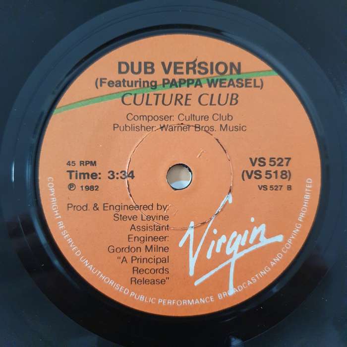 Culture Club  Do You Really Want To Hurt Me - Vinyl 7" Record - Very-Good Quality (VG)