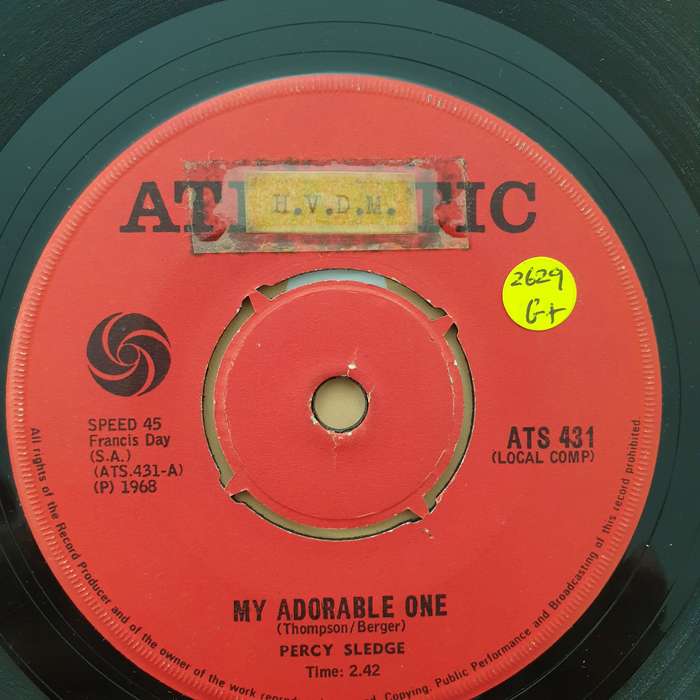 Percy Sledge  Try A Little Tenderness / My Adorable One - Vinyl 7" Record - Good+ Quality (G+)