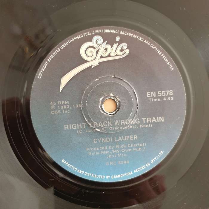 Cyndi Lauper  Girls Just Want To Have Fun - Vinyl 7" Record - Very-Good Quality (VG)