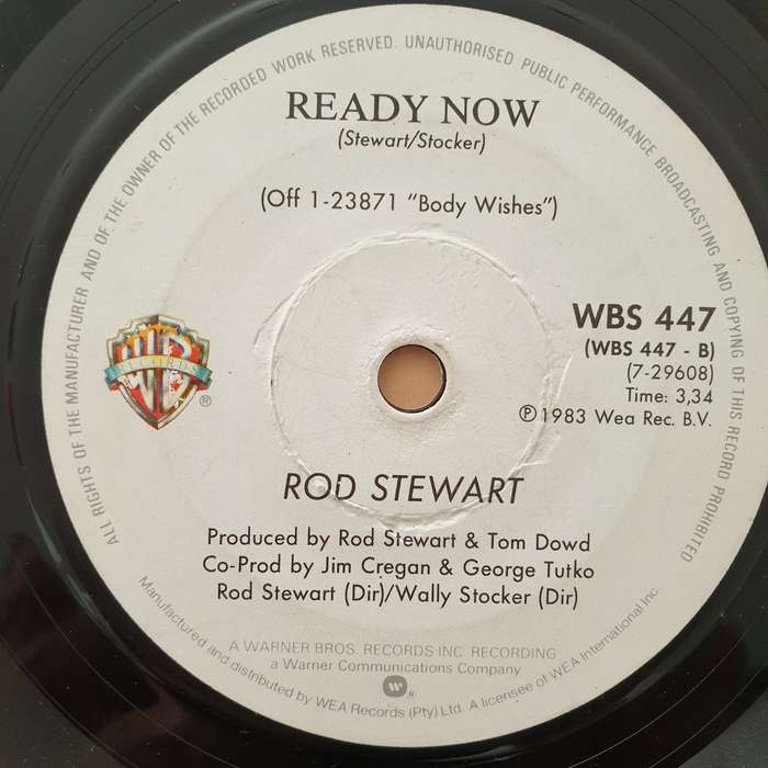 Rod Stewart - Baby Jane - Vinyl 7" Record - Very-Good Quality (VG)